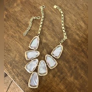 Kendra Scott Suspended Ivory Mother of Pearl Harlow with Extender